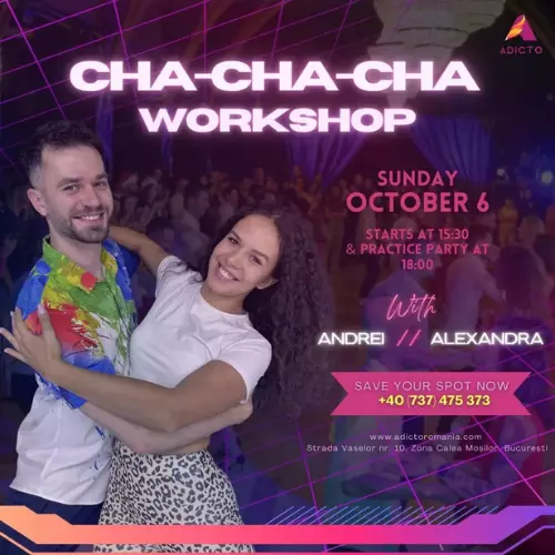 Adicto-Romania-Andrei-Alexandra-Cha-cha-workshop